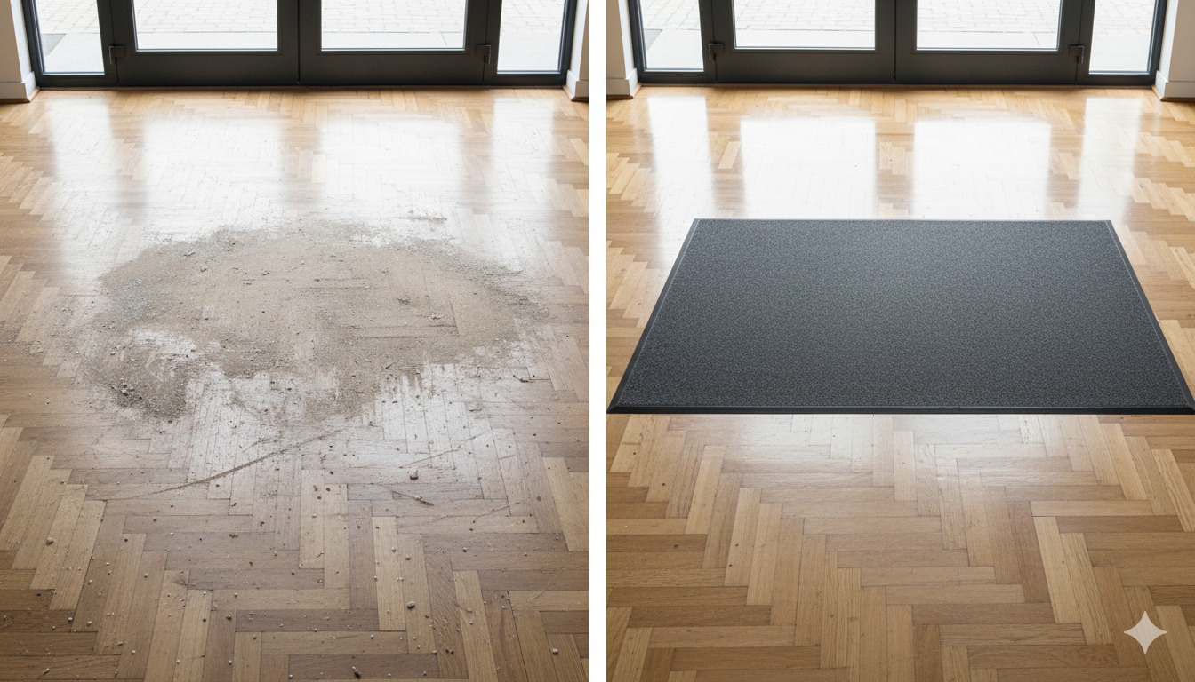 Vergleich: Kaputter Boden vs. Geschützter Boden