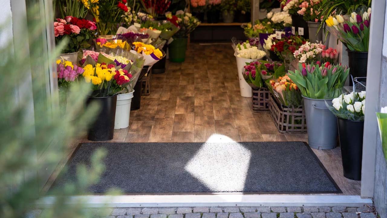 Sauberer Blumenladen in Nürnberg