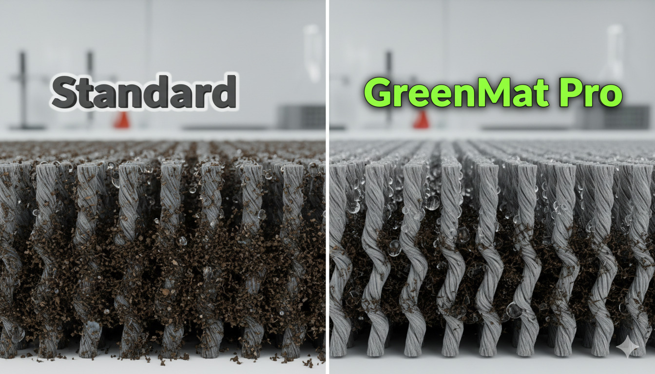 Vergleich Schmutzfangmatten Material