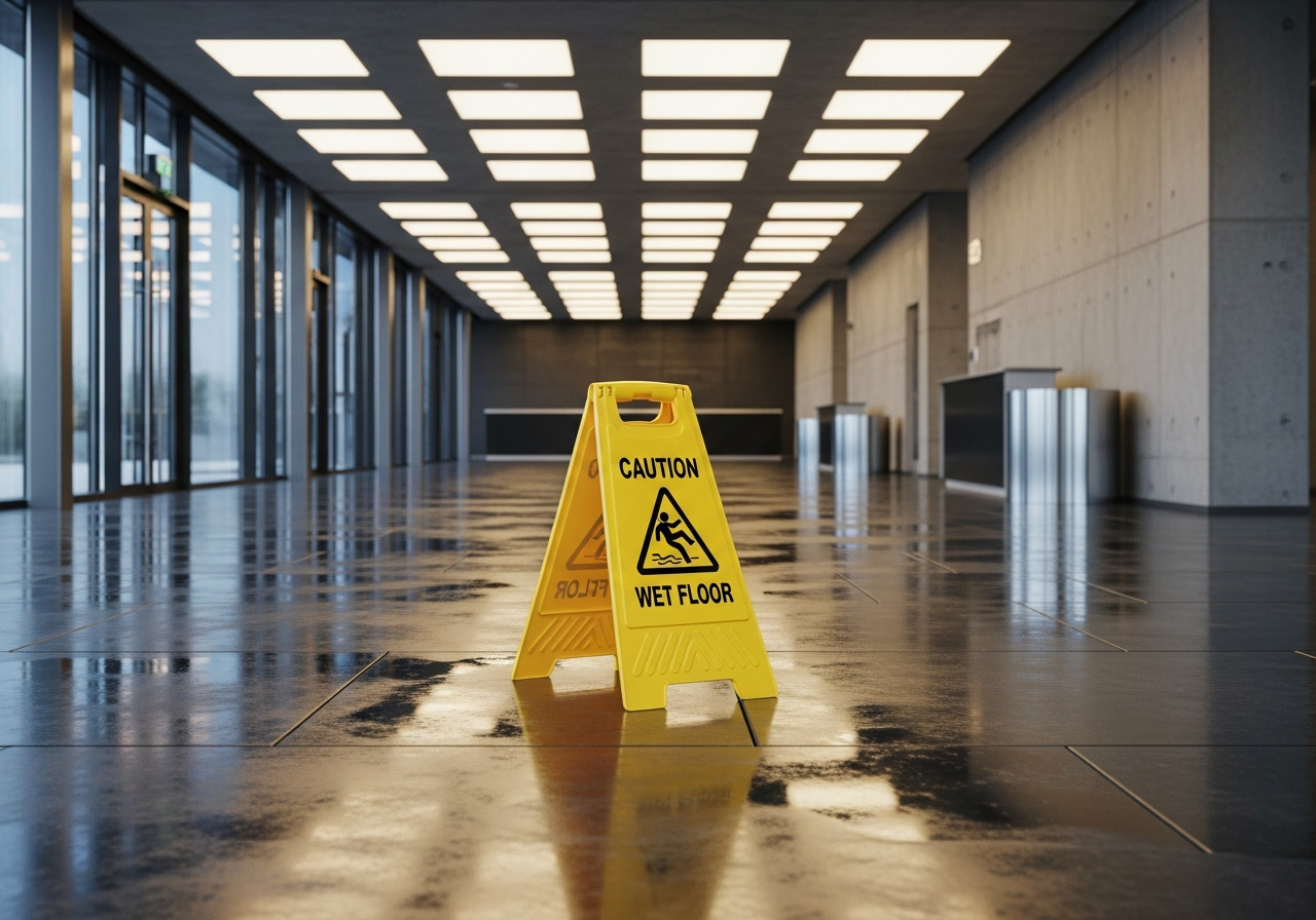 Rutschgefahr im Winter